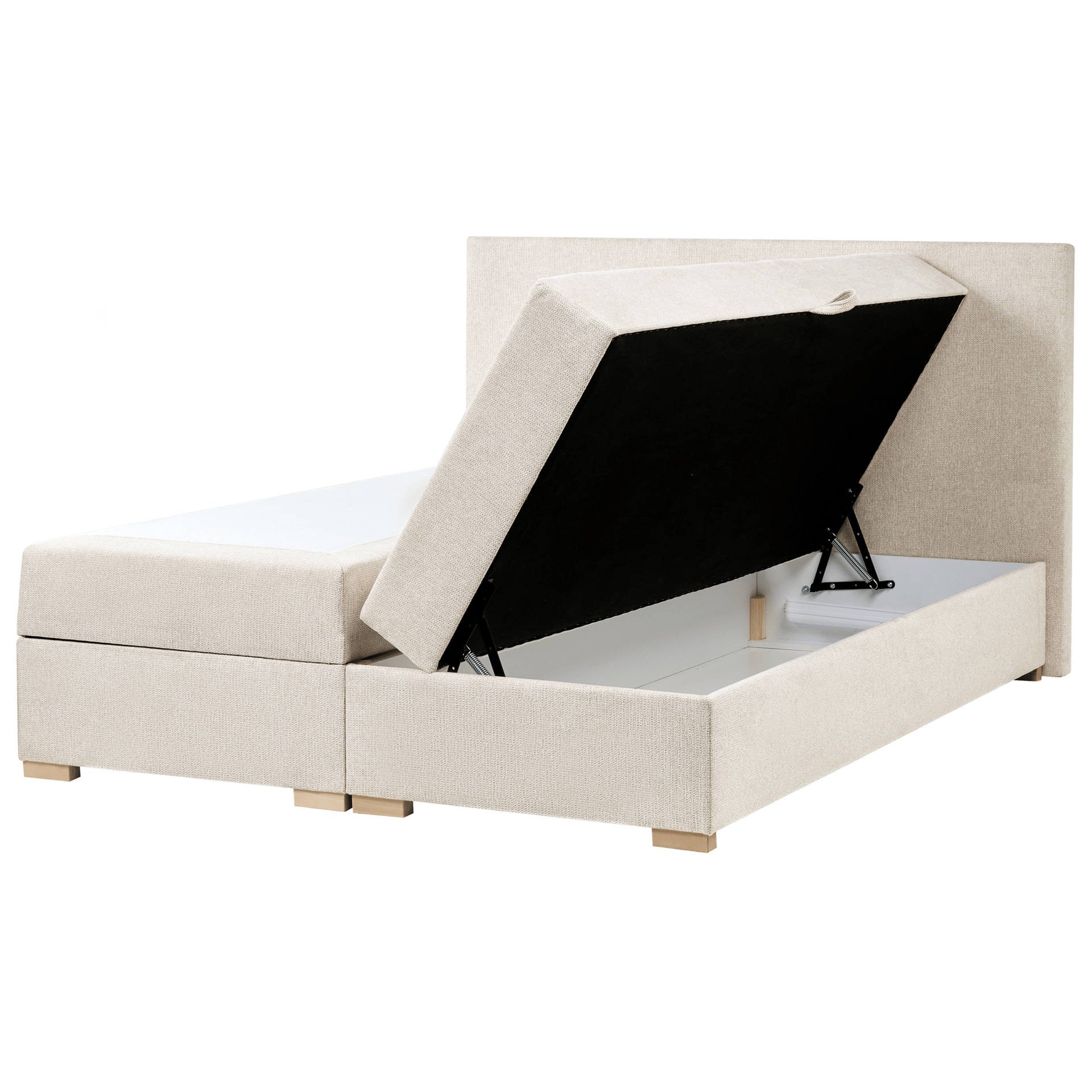 Kontinentalseng Major 160x200 cm - Lys beige