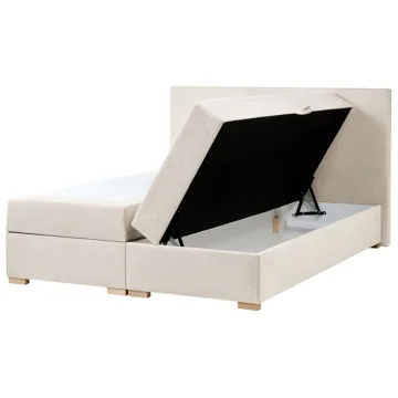 Kontinentalseng Major 160x200 cm - Lys beige - Møbler - Senger - Enkeltsenger