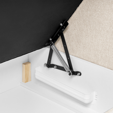 Kontinentalseng Major 160x200 cm - Lys beige - Møbler - Senger - Enkeltsenger