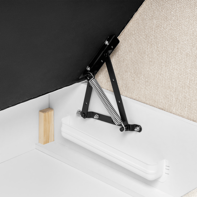 Kontinentalseng Major 160x200 cm - Lys beige - Møbler - Senger - Enkeltsenger