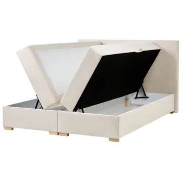 Kontinentalseng Major 160x200 cm - Lys beige - Møbler - Senger - Enkeltsenger