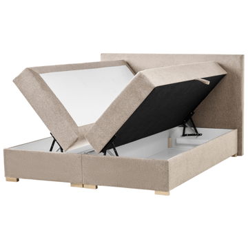 Kontinentalseng Major 160x200 cm - Taupe - Møbler - Senger - Enkeltsenger