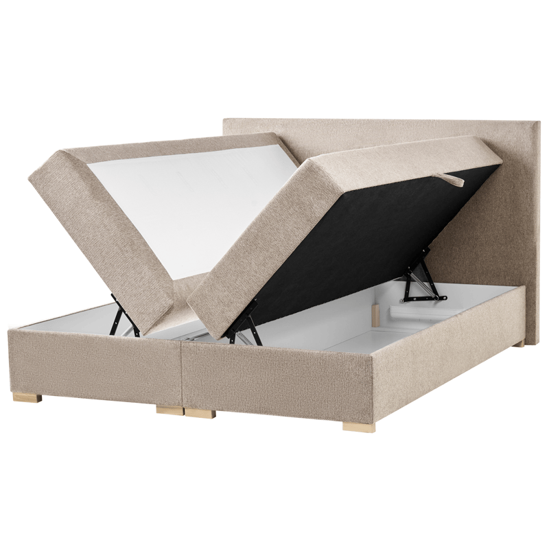 Kontinentalseng Major 160x200 cm - Taupe - Møbler - Senger - Enkeltsenger