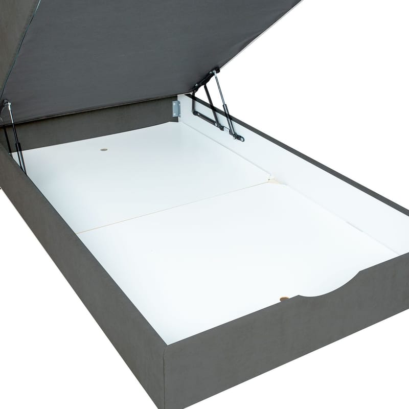 Kontinentalseng Odviks 120x200 cm - Mørkegrå - Møbler - Senger - Enkeltsenger
