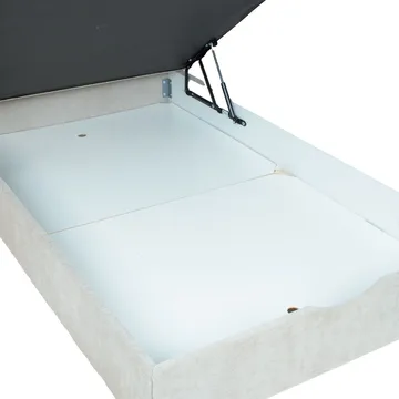 Kontinentalseng Odviks 140x200 cm - mørk beige - Møbler - Senger - Enkeltsenger