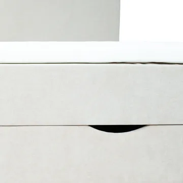 Kontinentalseng Odviks 90x200 cm - Mørk beige - Møbler - Senger - Enkeltsenger