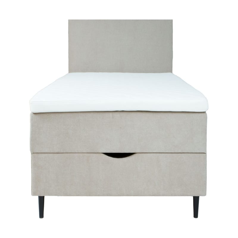 Kontinentalseng Odviks 90x200 cm - Mørk beige - Møbler - Senger - Enkeltsenger