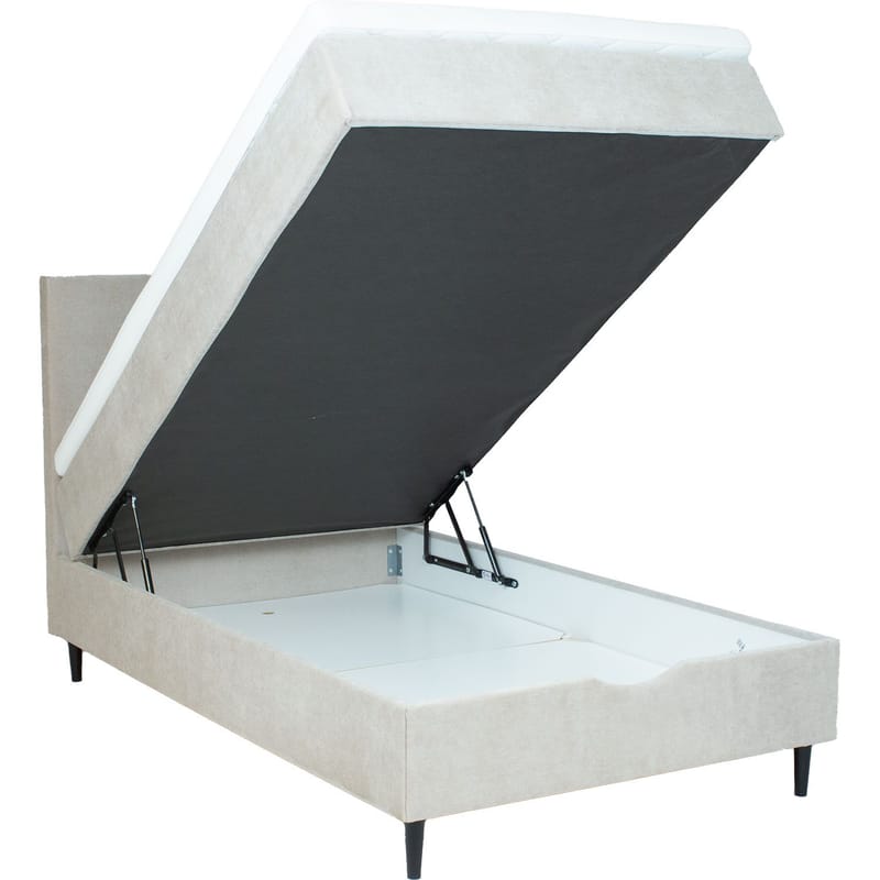 Kontinentalseng Odviks 90x200 cm - Mørk beige - Møbler - Senger - Enkeltsenger