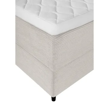 Kontinentalseng Odviks Manchester 90x200 cm - beige - Møbler - Senger - Enkeltsenger
