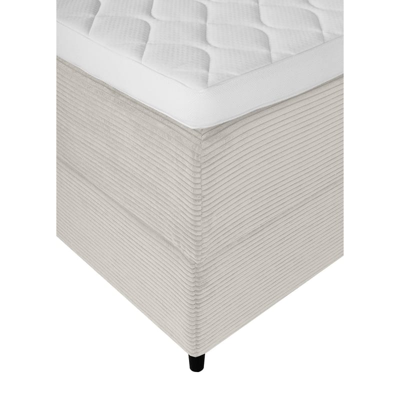 Kontinentalseng Odviks Manchester 90x200 cm - beige - Møbler - Senger - Enkeltsenger