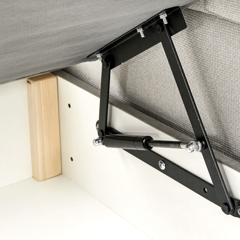 Kontinentalseng Officer 160x200 cm - Off-white - Møbler - Senger - Kontinentalsenger