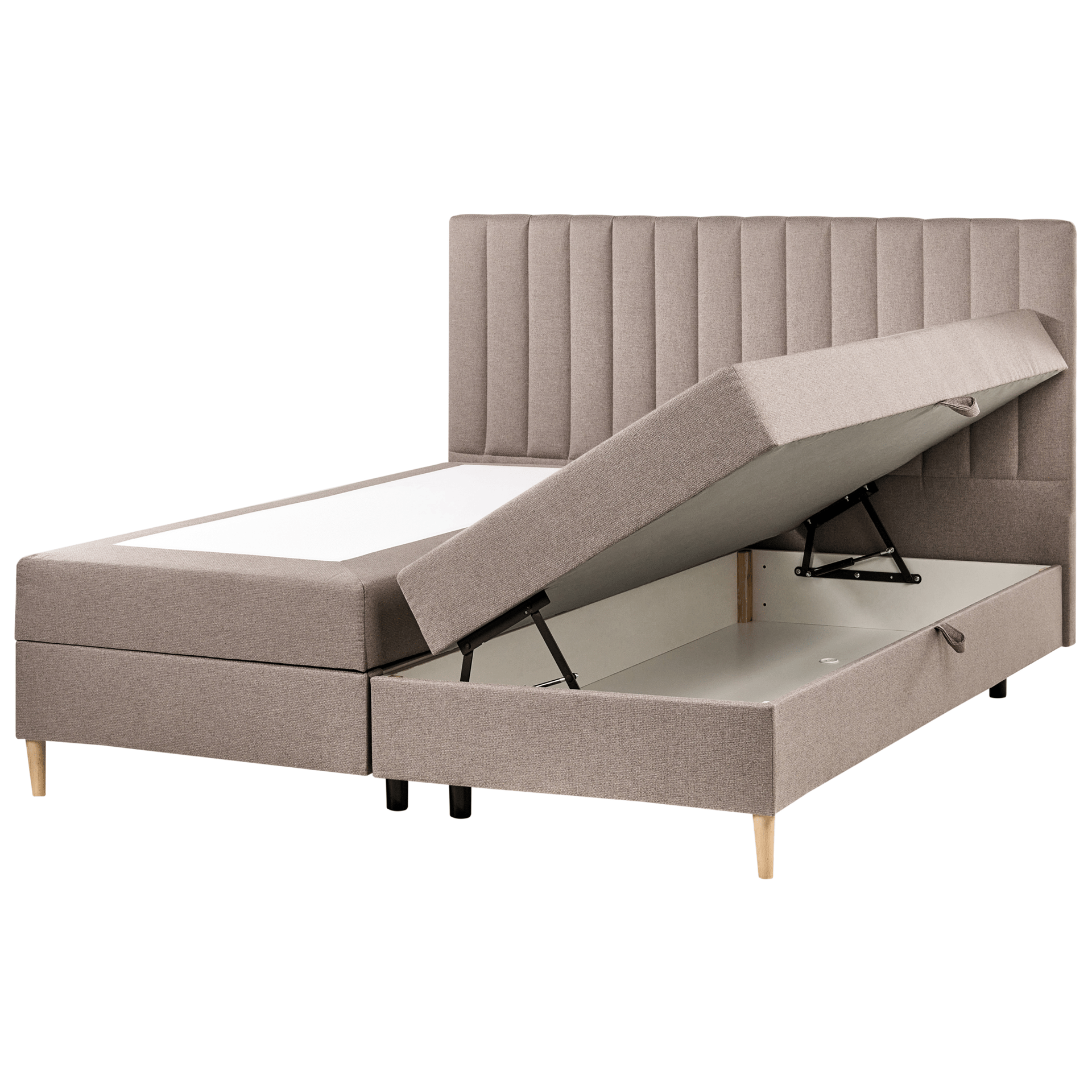 Kontinentalseng Officer 180x200 cm - Taupe