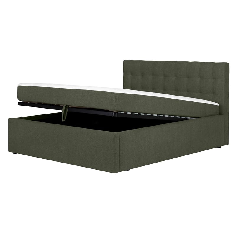 Kontinentalseng Olsvik 160x200 cm med madrass - grønn - Møbler - Senger - Kontinentalsenger