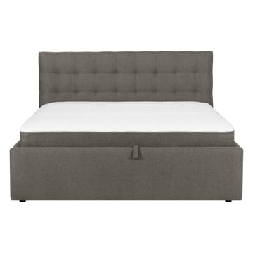 Kontinentalseng Olsvik 160x200 cm med madrass - Mørk beige - Møbler - Senger - Kontinentalsenger