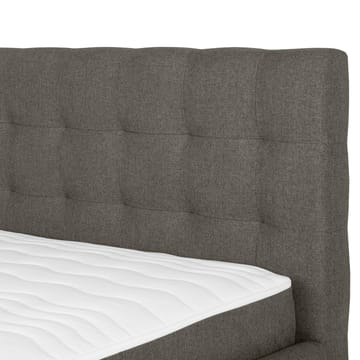 Kontinentalseng Olsvik 160x200 cm med madrass - Mørk beige - Møbler - Senger - Kontinentalsenger