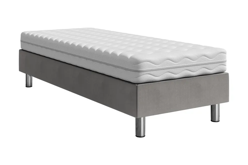 Adeliza kontinentalseng 120x200 cm - Grå - Møbler - Senger - Kontinentalsenger