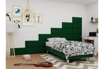 Adeliza kontinentalseng 90x200 cm - Grønn - Møbler - Senger - Kontinentalsenger