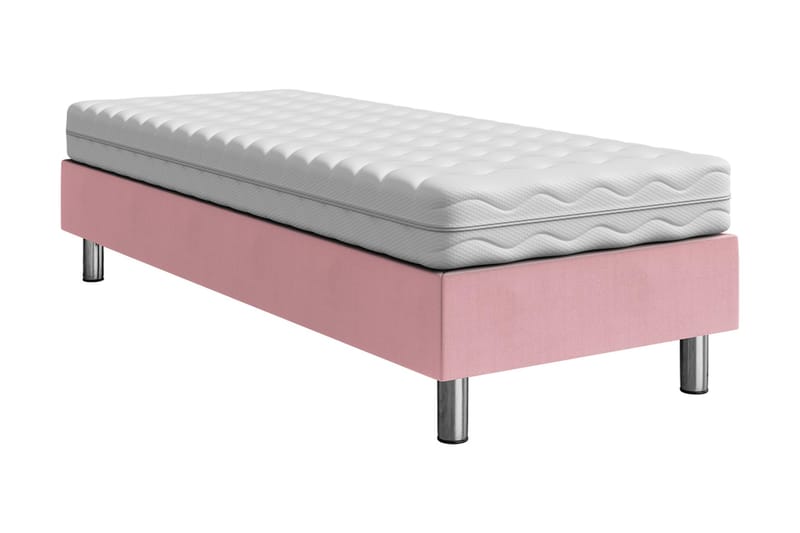 Adeliza kontinentalseng 90x200 cm - Rosa - Møbler - Senger - Kontinentalsenger