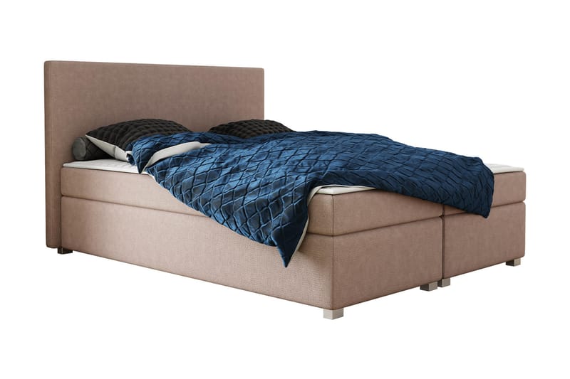 Albettone Kontinentalseng 180x200 cm - Rosa|Beige - Møbler - Senger - Kontinentalsenger