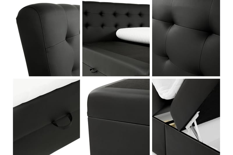 Alvik kontinentalseng 140x200 - Beige - Møbler - Senger - Kontinentalsenger