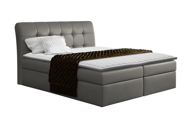 Alvik kontinentalseng 160x200, Grå