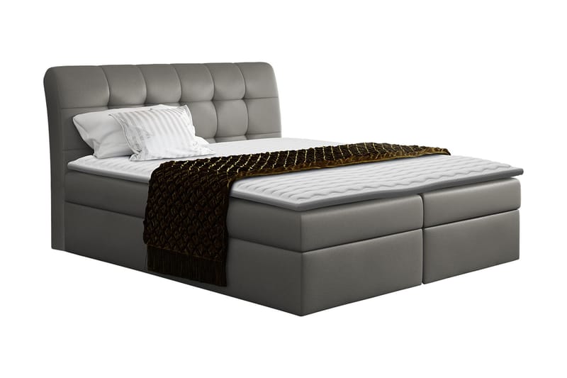 Alvik kontinentalseng 180x200, Grå