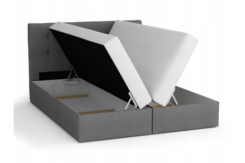 Alvito Kontinentalseng 180x200 cm med Sengegavl - Beige - Møbler - Senger - Kontinentalsenger