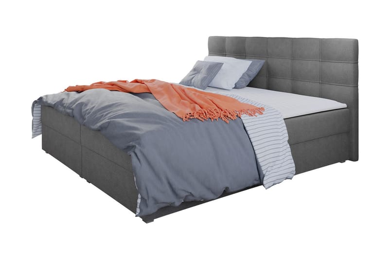 Alvito Kontinentalseng 180x200 cm med Sengegavl - Rosa - Møbler - Senger - Kontinentalsenger