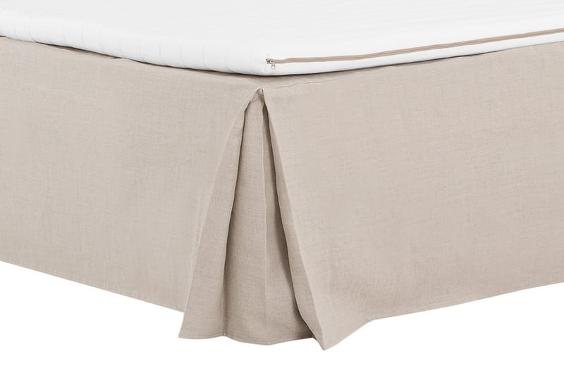 Ava Kontinentalseng 160x200 Uten gavl - Beige - Møbler - Senger - Kontinentalsenger