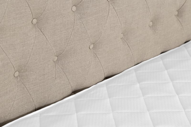 Bed Deluxe Komplett Sengepakke 180x200 Beige - Møbler - Senger - Komplett sengepakke
