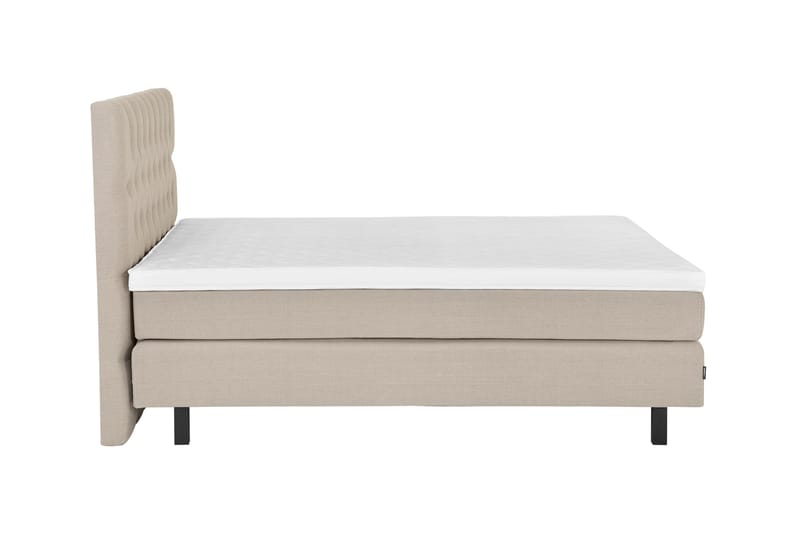Bed Deluxe Komplett Sengepakke 180x200 Beige - Møbler - Senger - Komplett sengepakke