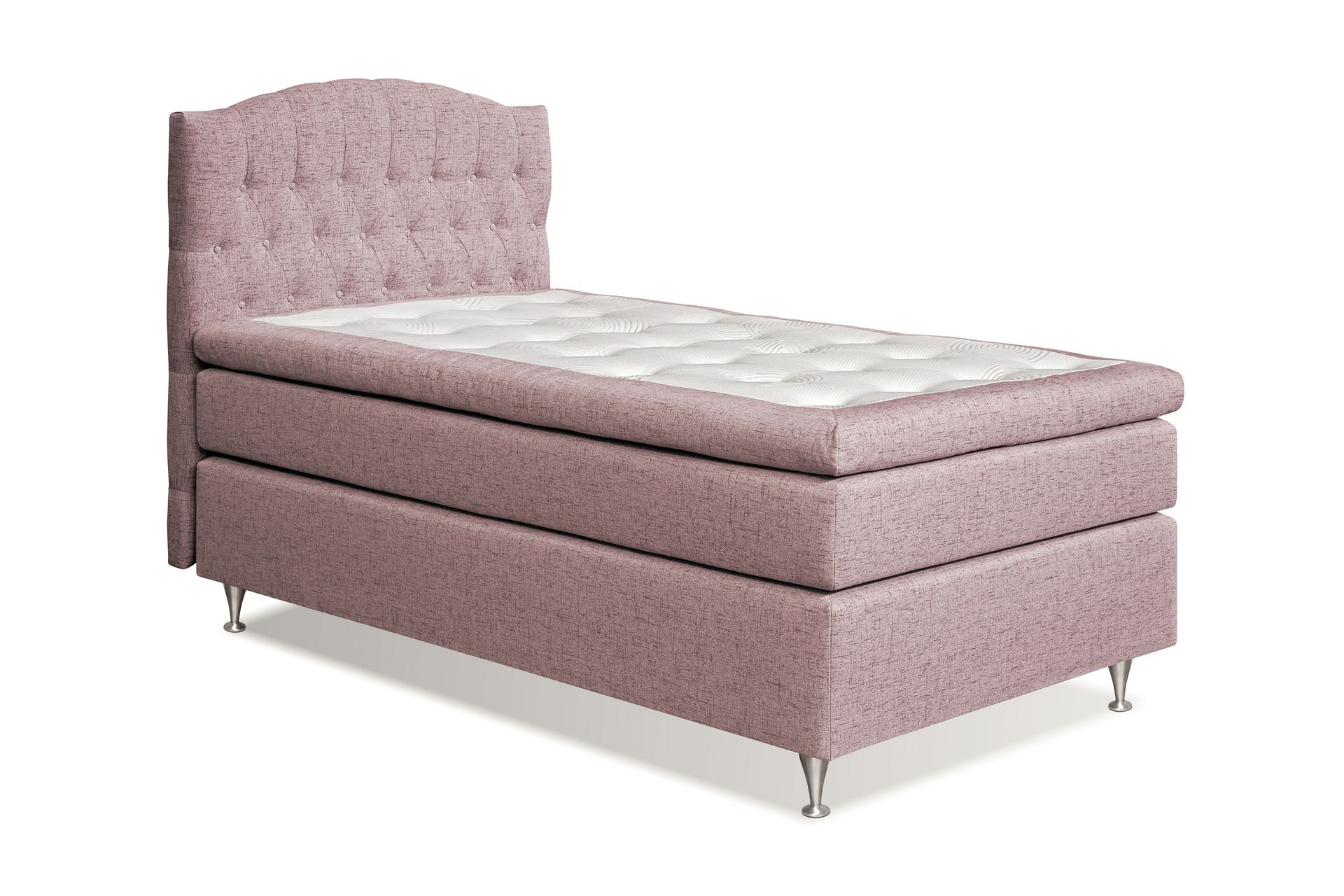 Belda Kontinentalseng 120x200 Fast - Rosa - Møbler - Senger - Kontinentalsenger