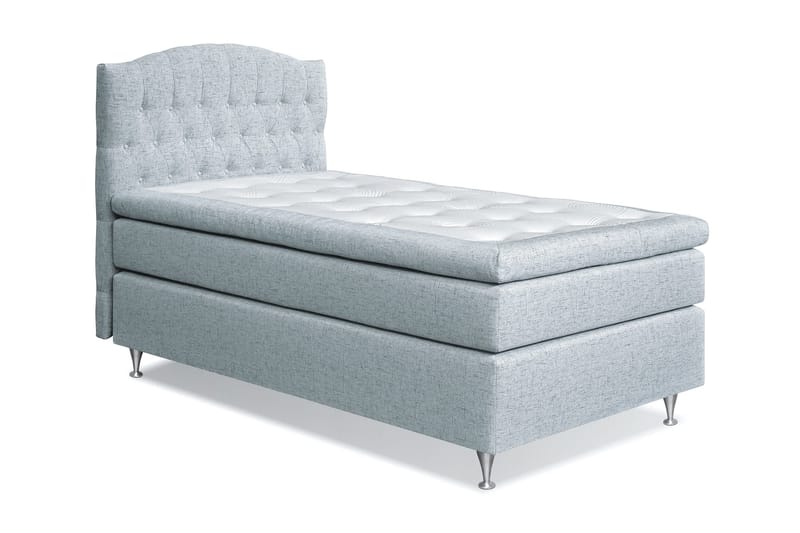Belda Kontinentalseng 120x200 Medium - Lyseblå - Møbler - Senger - Kontinentalsenger