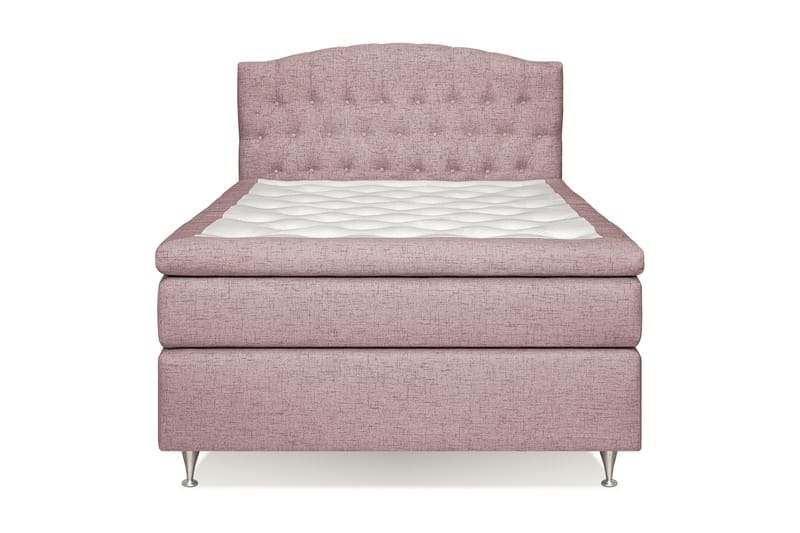 Belda Kontinentalseng 140x200 Fast - Rosa - Møbler - Senger - Kontinentalsenger