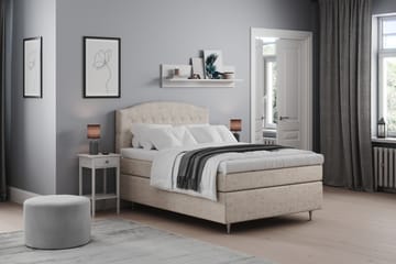 Belda Kontinentalseng 140x200 Medium - Beige - Møbler - Senger - Kontinentalsenger