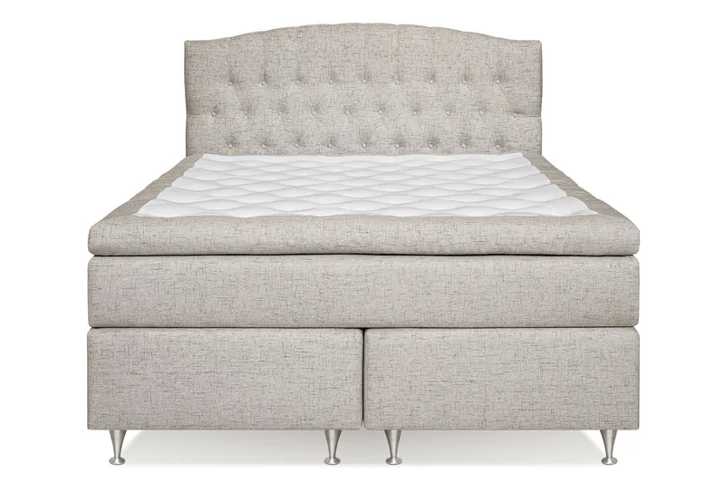 Belda Kontinentalseng 160x200 Fast - Beige - Møbler - Senger - Kontinentalsenger