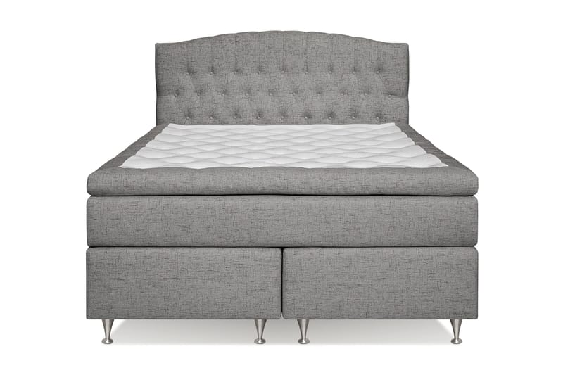Belda Kontinentalseng 160x200 Fast - Grå - Møbler - Senger - Kontinentalsenger