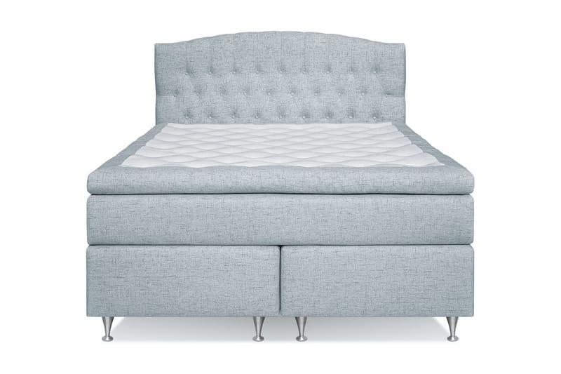 Belda Kontinentalseng 160x200 Fast - Lyseblå - Møbler - Senger - Kontinentalsenger
