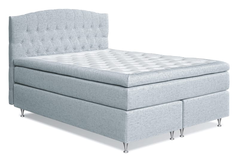 Belda Kontinentalseng 160x200 Fast - Lyseblå - Møbler - Senger - Kontinentalsenger