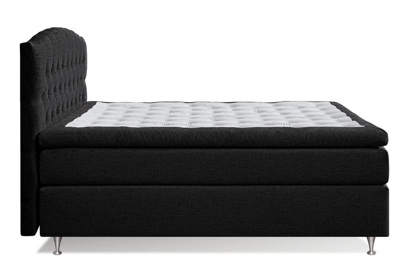 Belda Kontinentalseng 160x200 Fast/Medium - Svart - Møbler - Senger - Kontinentalsenger