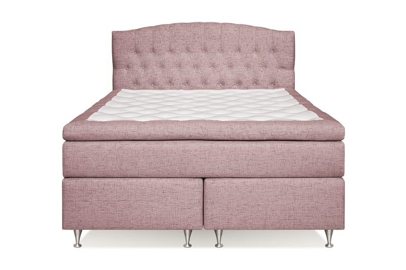 Belda Kontinentalseng 160x200 Medium - Rosa - Møbler - Senger - Kontinentalsenger