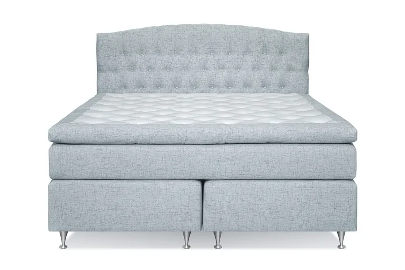 Belda Kontinentalseng 180x200 Fast - Lyseblå - Møbler - Senger - Kontinentalsenger