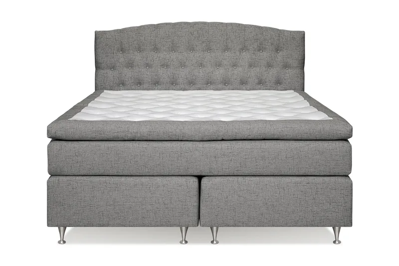Belda Kontinentalseng 180x200 Fast/Medium - Grå - Møbler - Senger - Kontinentalsenger
