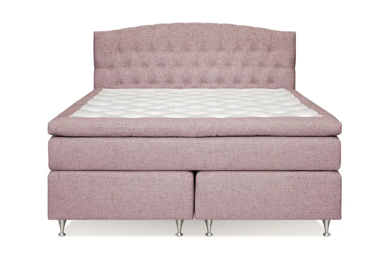 Belda Kontinentalseng 180x200 Fast/Medium - Rosa - Møbler - Senger - Kontinentalsenger