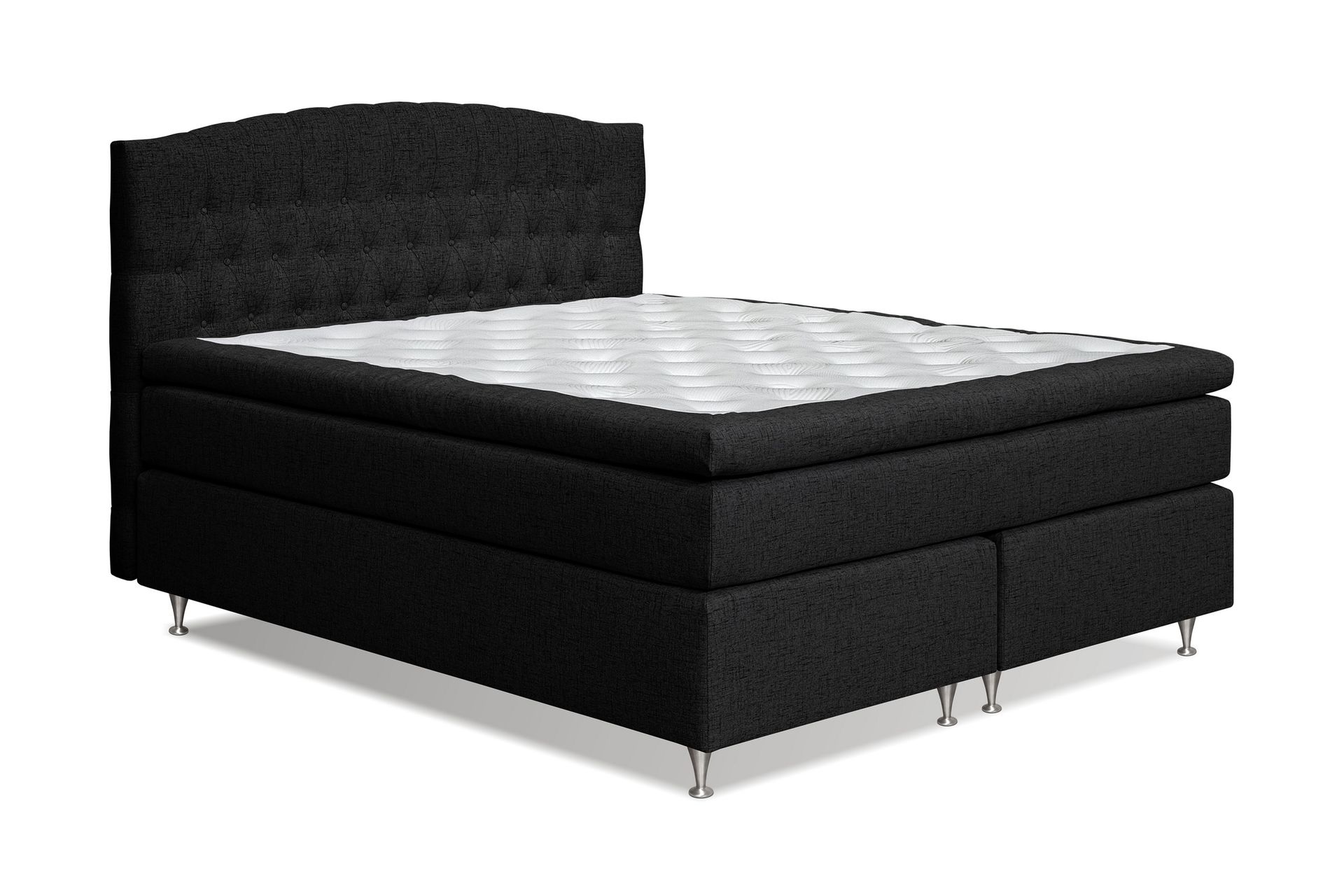 Belda Kontinentalseng 180x200 Fast/Medium - Svart - Møbler - Senger - Kontinentalsenger