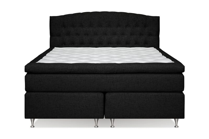Belda Kontinentalseng 180x200 Fast/Medium - Svart - Møbler - Senger - Kontinentalsenger