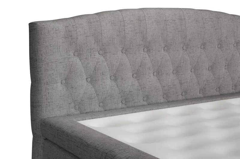 Belda Kontinentalseng 180x200 Medium - Grå - Møbler - Senger - Kontinentalsenger