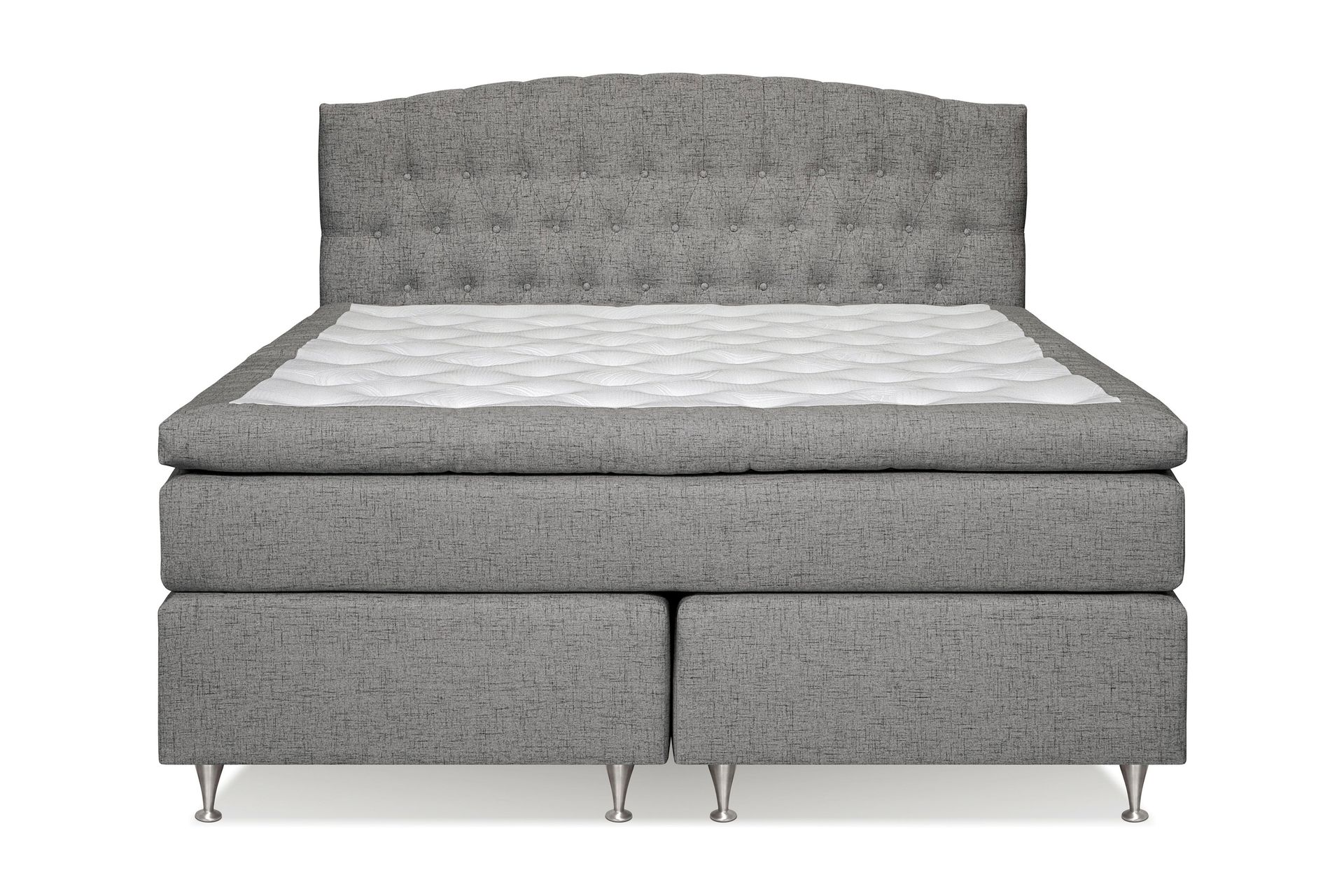 Belda Kontinentalseng 180x200 Medium - Grå - Møbler - Senger - Kontinentalsenger