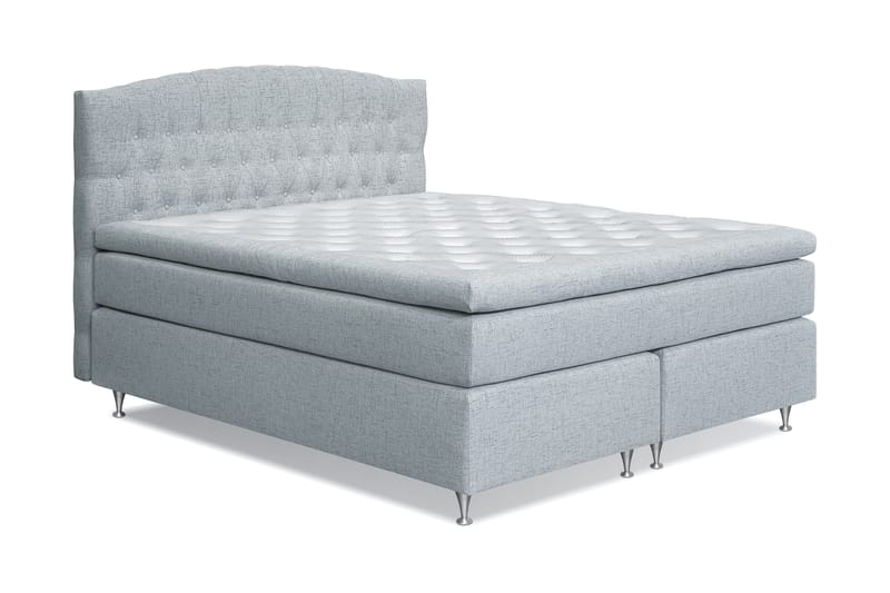 Belda Kontinentalseng 180x200 Medium - Lyseblå - Møbler - Senger - Kontinentalsenger