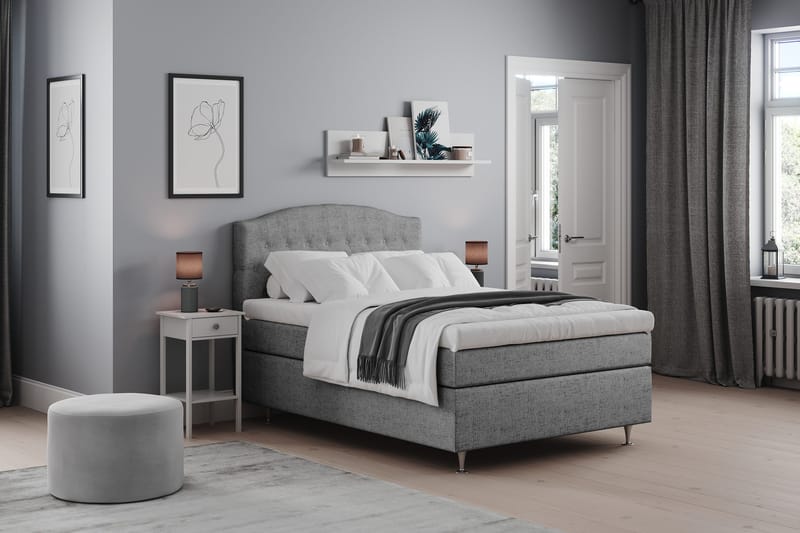 Belda Sengepakke 120x200 Fast - Grå - Møbler - Senger - Kontinentalsenger